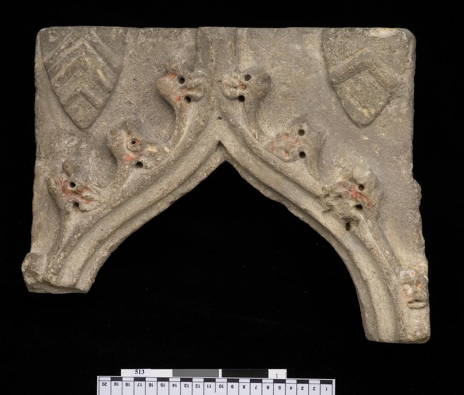 Medieval stone architectural element