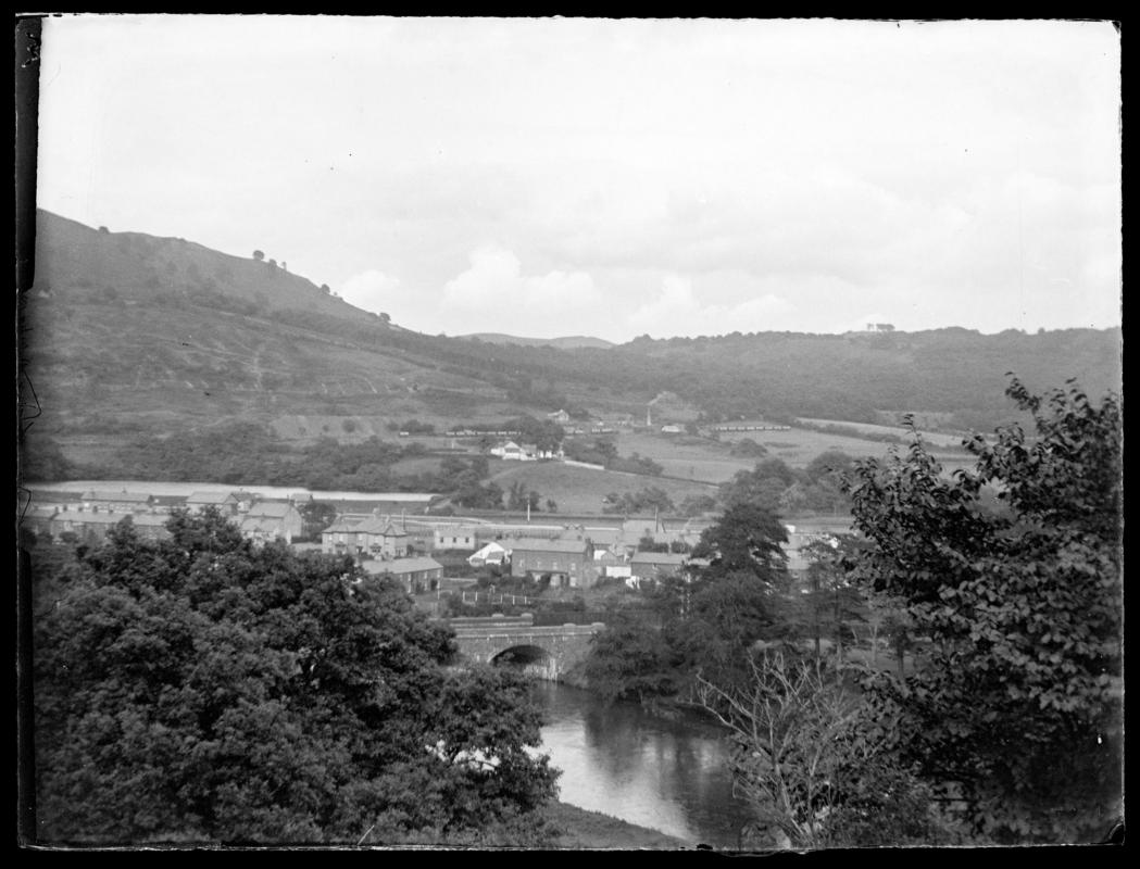 Taff's well, glass negative