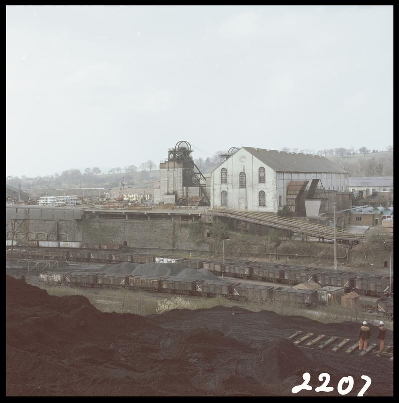 Cwm Colliery, film negative