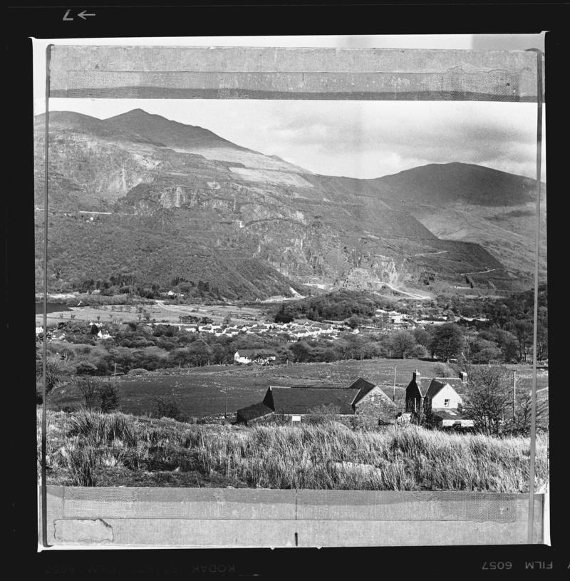 View of Dinorwig Quarry.



2014.35/52-53 appear on the same strip negative.

Print of this film negative is accessioned as 2014.35/66.