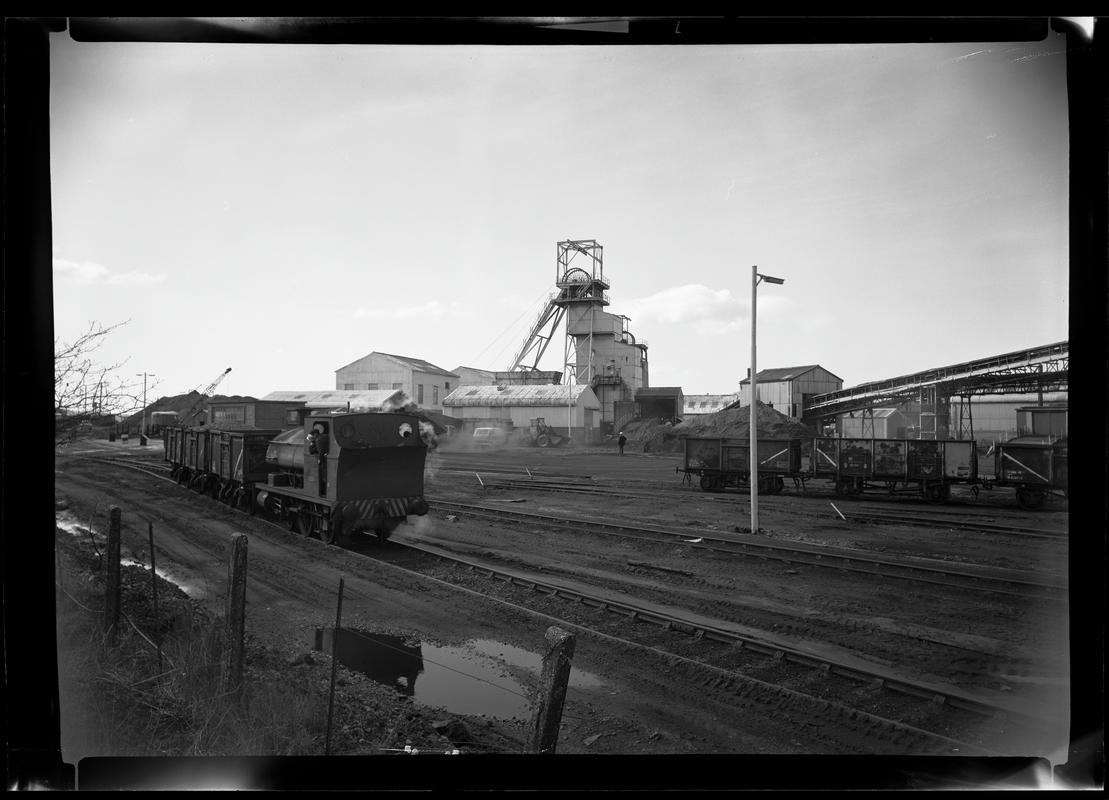 Brynlliw Colliery, film negative