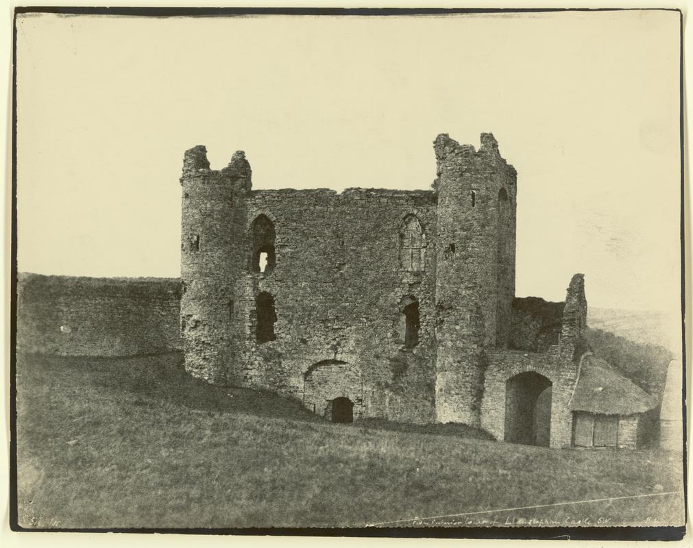 From interior court of Llanstephan Castle