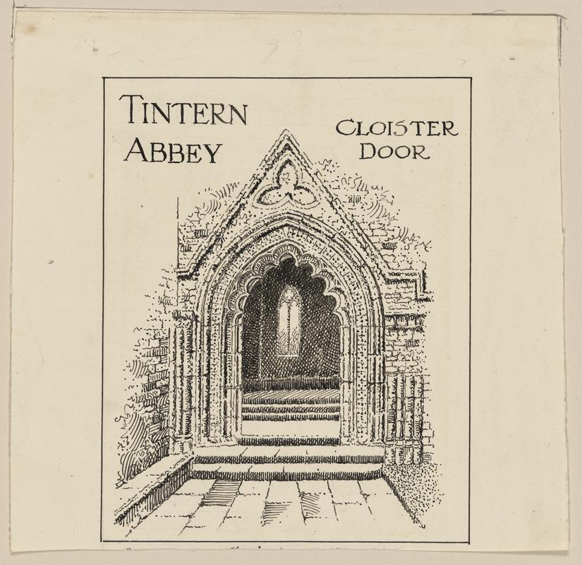Tintern Abbey, Cloister Door
