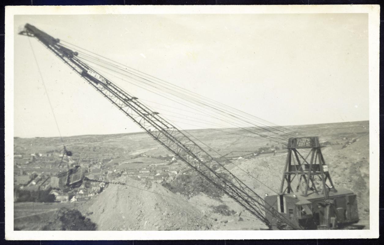 Varteg Hill opencast site, photograph