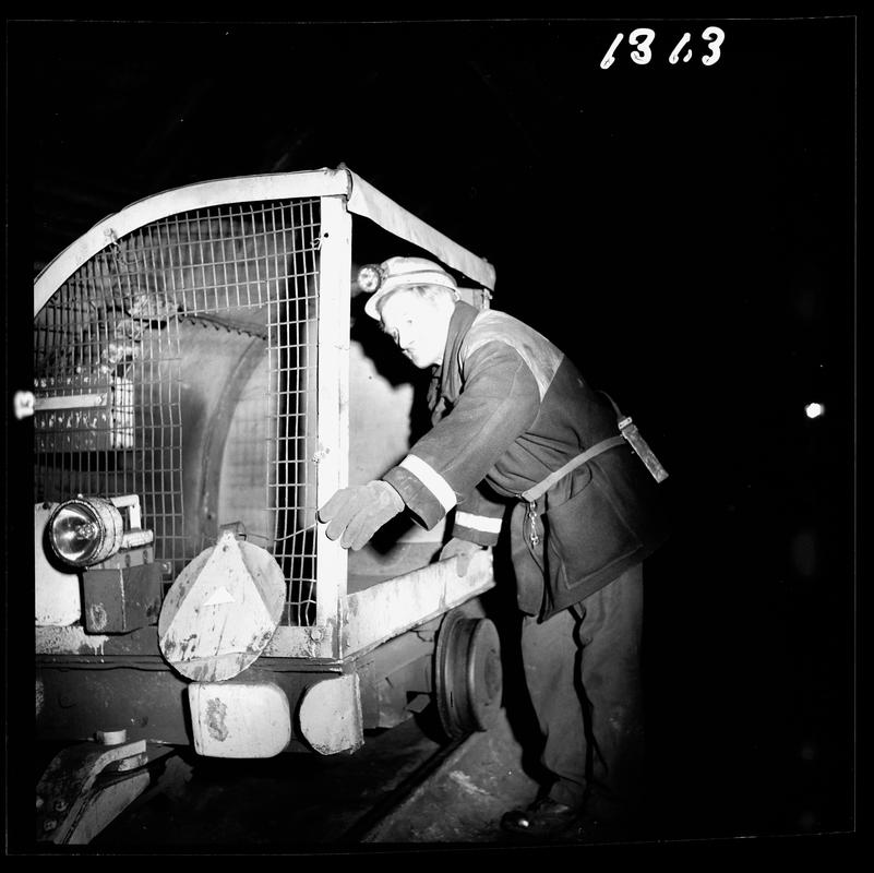 Coedely Colliery, film negative