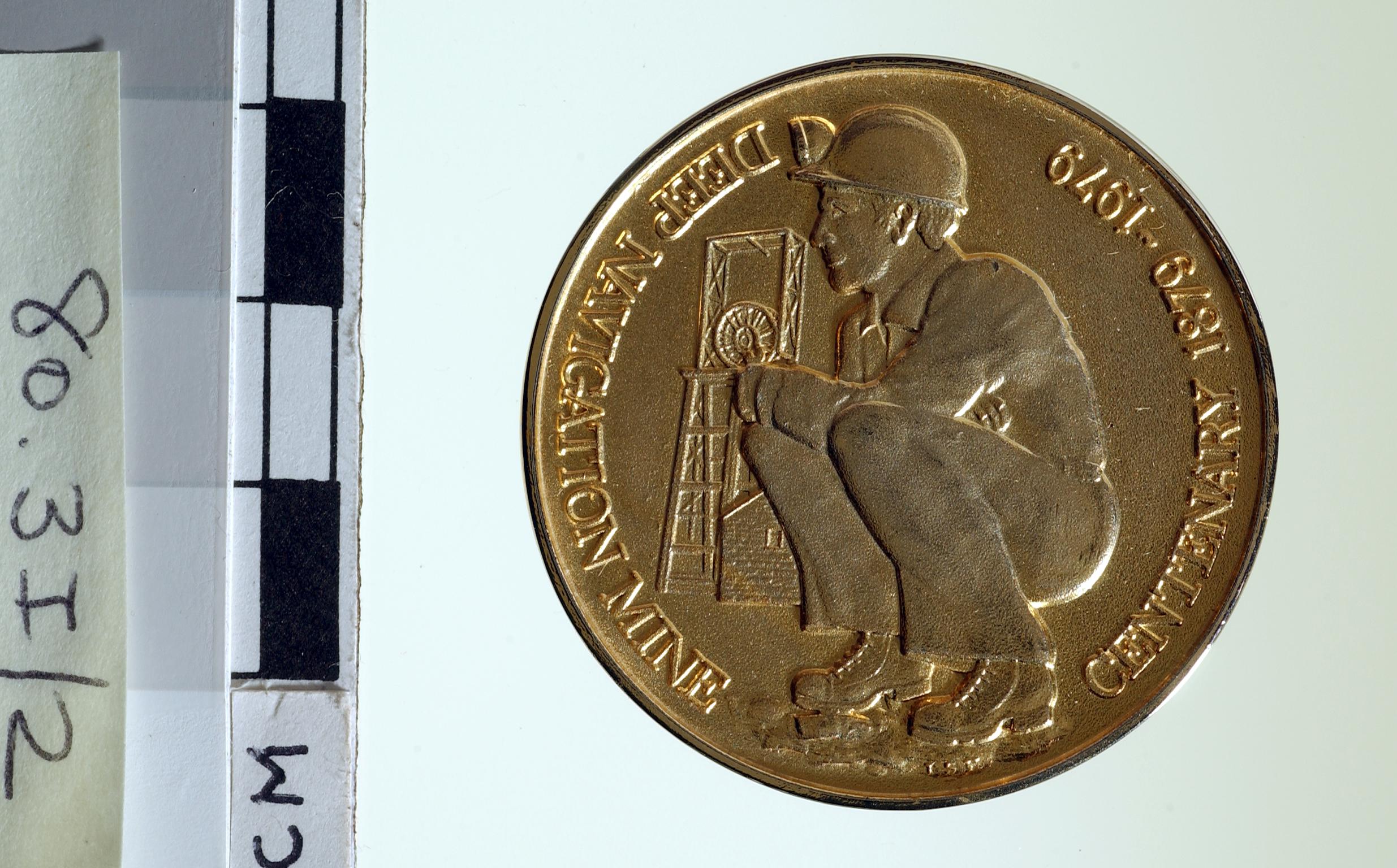 Deep Navigation Mine Centenary 1879-1979, medal