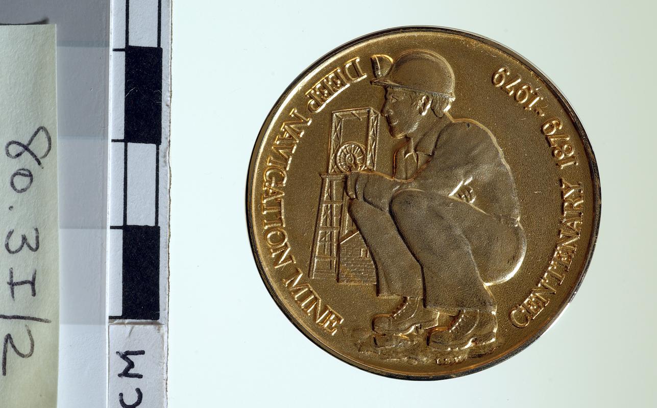 Deep Navigation Mine Centenary 1879-1979 Medal (obverse)