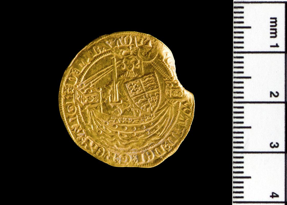 Edward III gold half-noble (Obv)