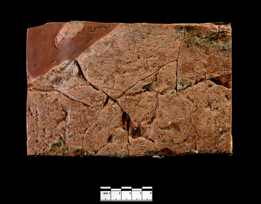 Medieval ceramic floor tile