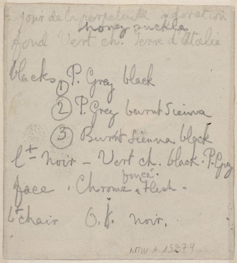 Two figures in church