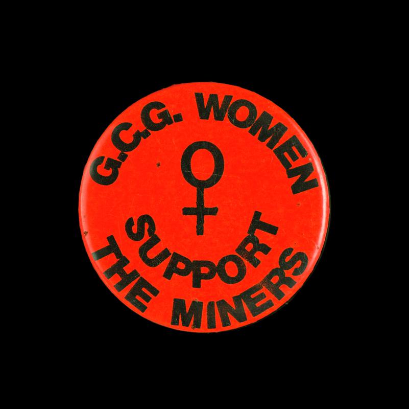 Badge, G.C.G Women Support the Miners&#039;.