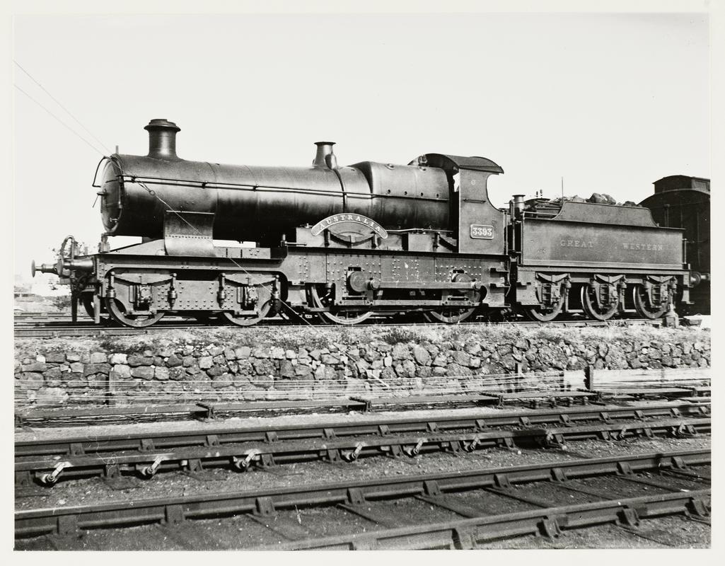 G.W.R. locomotive 3393 &#039;Australia&#039; at Porthcawl