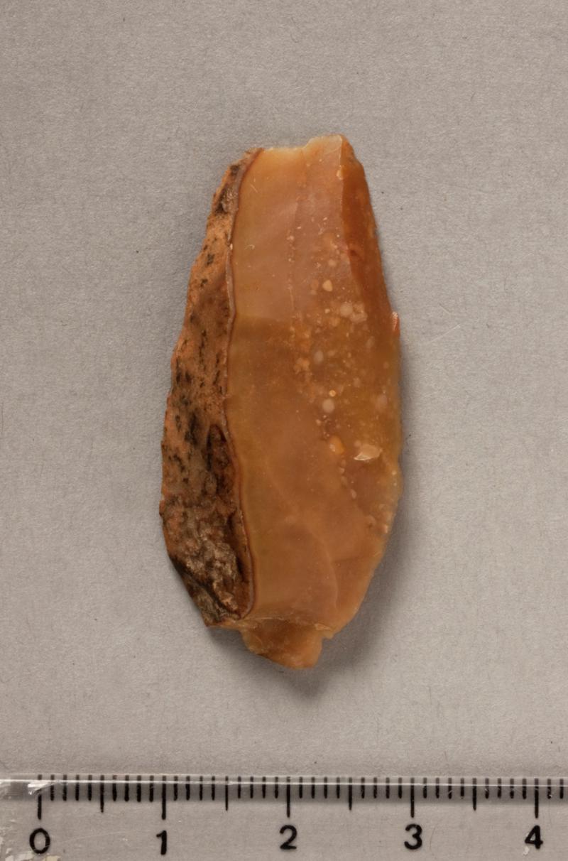 Prehistoric flint blade