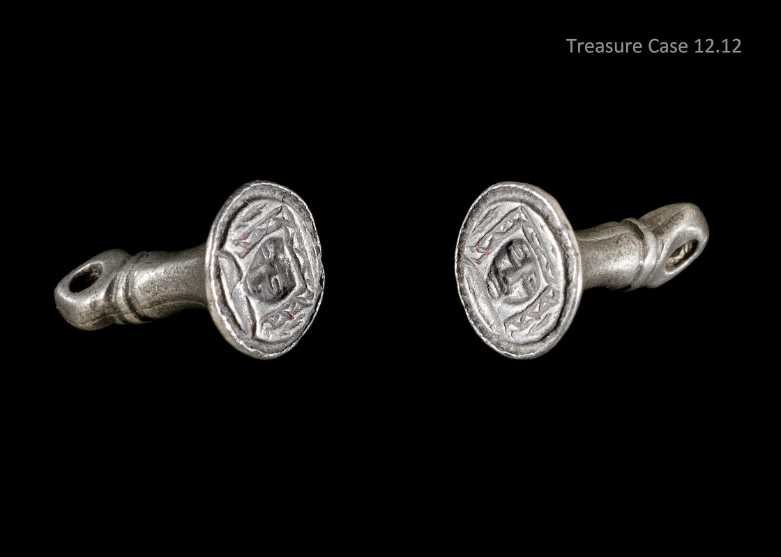 Medieval lead alloy seal matrix