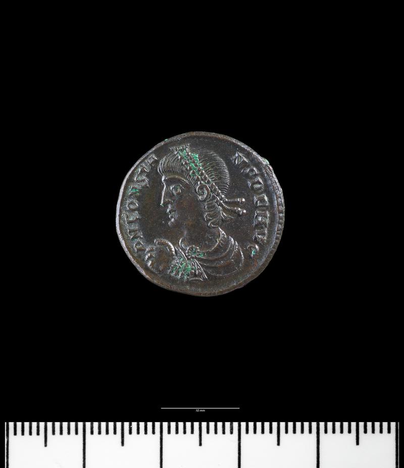 Roman nummus of Constans