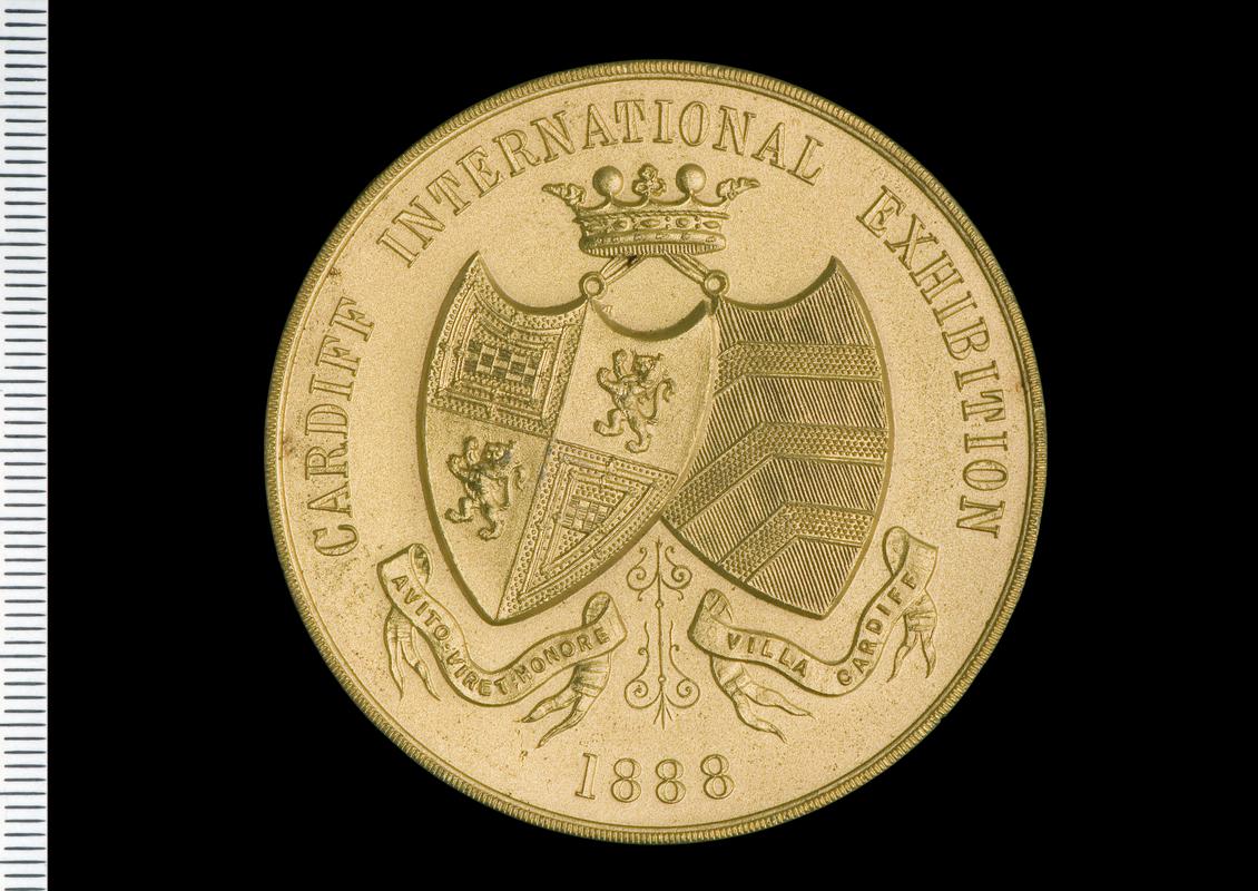 Medal; Cardiff International Exhibition 1888