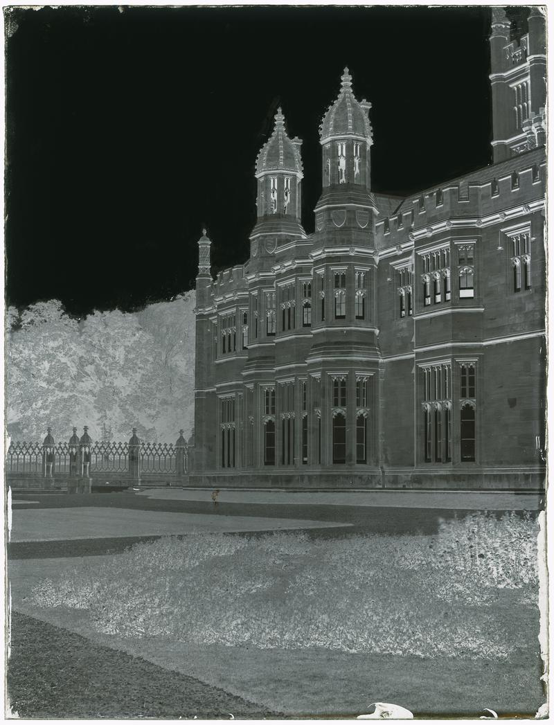 Margam Castle, negative