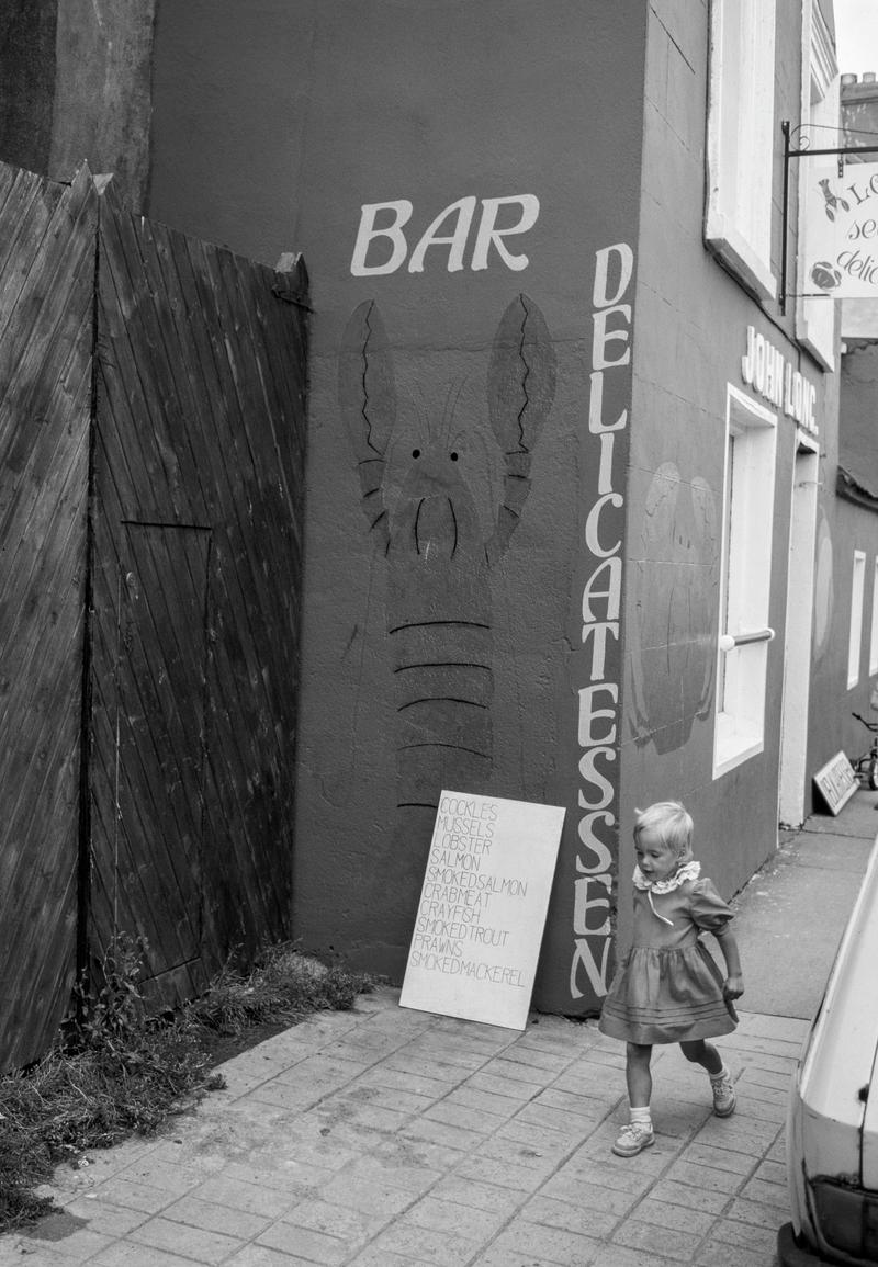 IRELAND. County Kerry. Dingle. The Irish have an instinctive artistic ability and it often shows itself in the signs and decorations of working premises. 1984.
