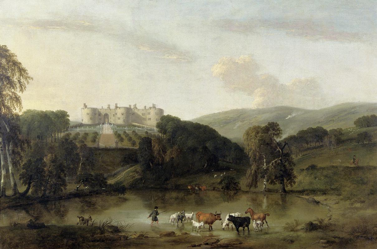 Chirk castle from the north