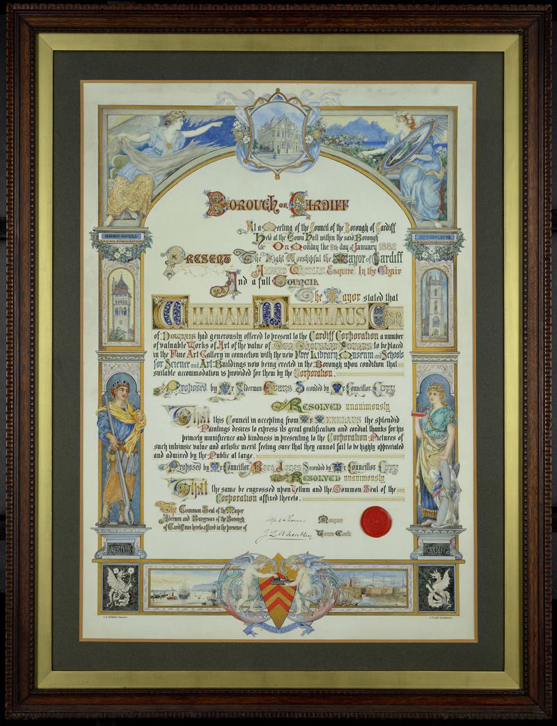 William Menelaus Certificate