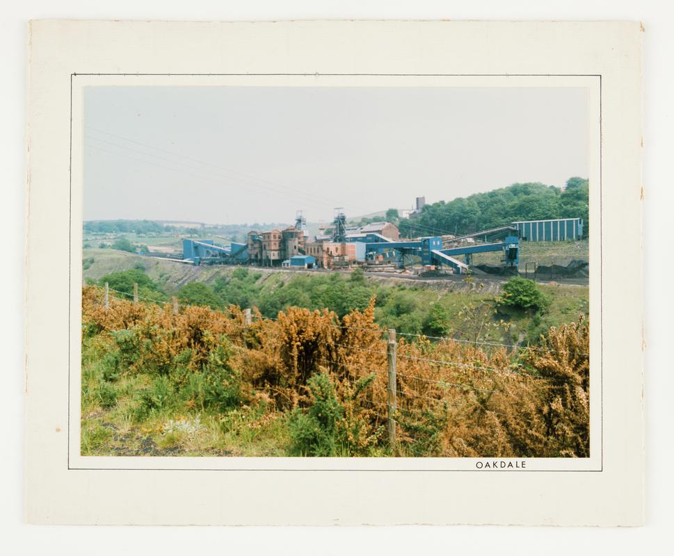 Colour photograph of Oakdale Colliery.