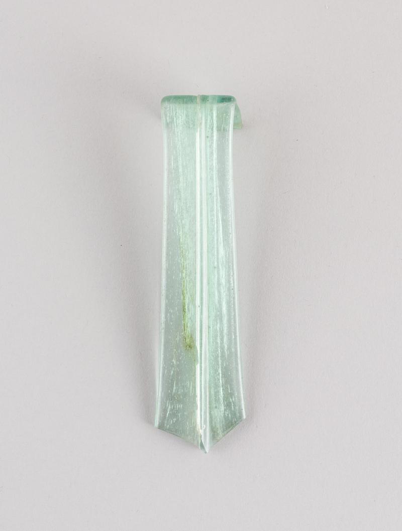 Roman glass flask handle