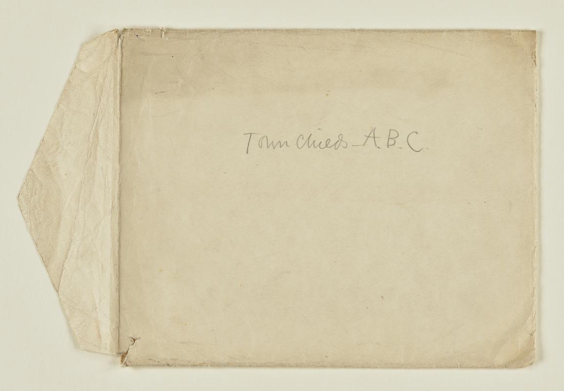 Original Envelope for &quot;Town Child&#039;s Alphabet Drawings&quot;