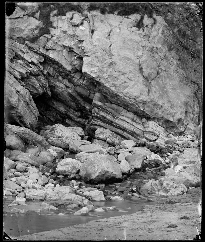 Freshwater Cave - Caswell (glass negative)