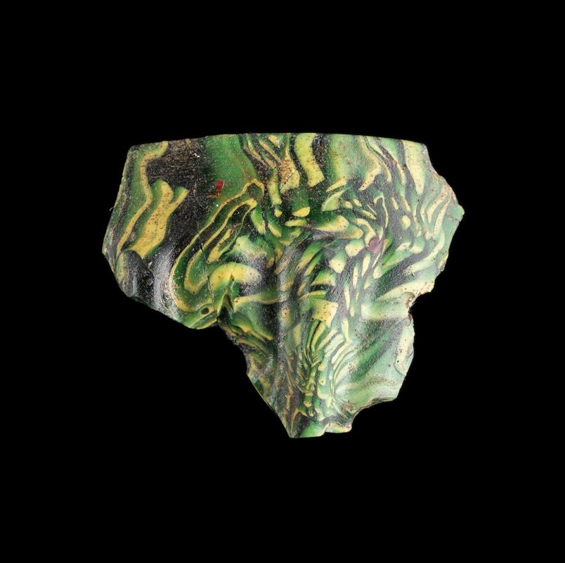 Roman glass bowl - fragment