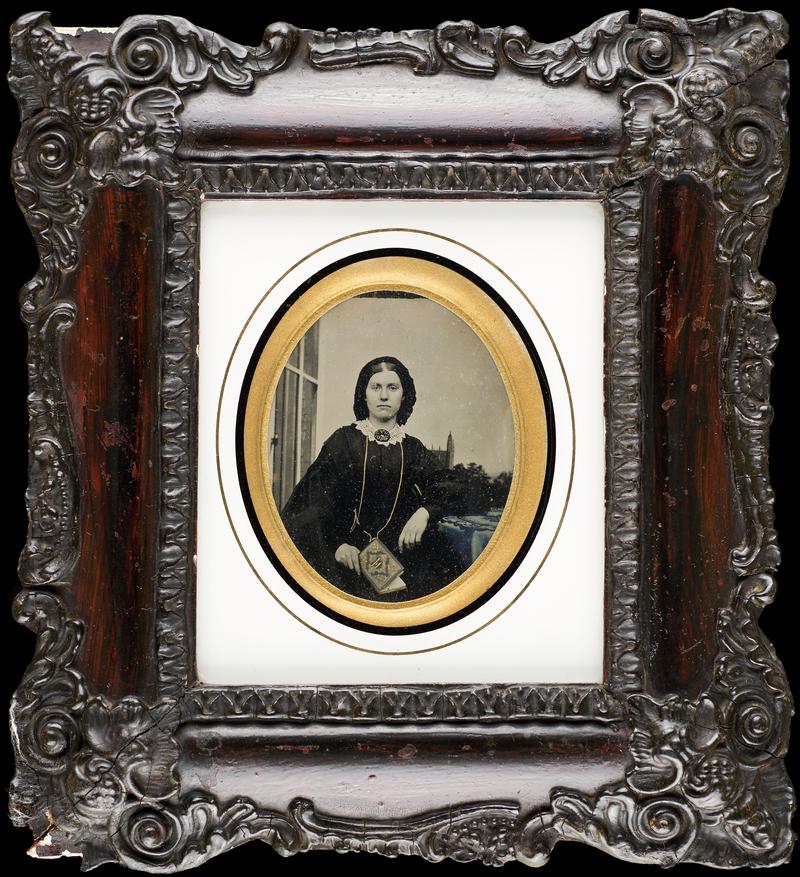 Portrait of M. Galley with frame, 1860