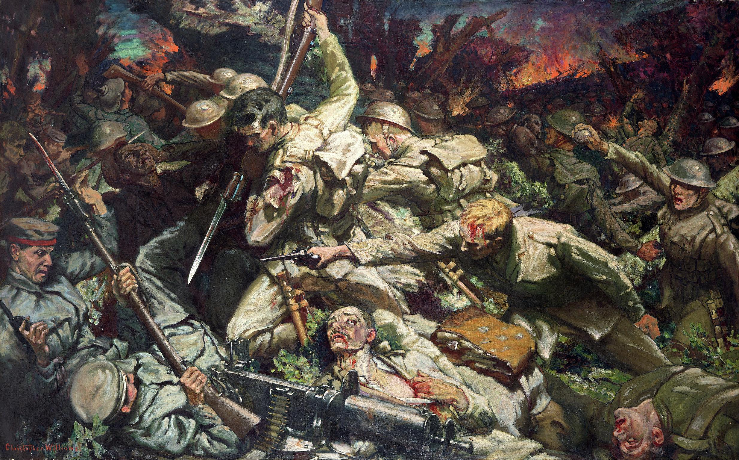 Charge of the Welsh Division at Mametz Wood