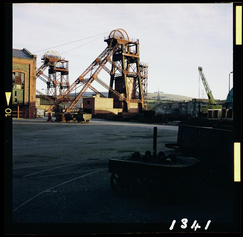 Coedely Colliery, film negative
