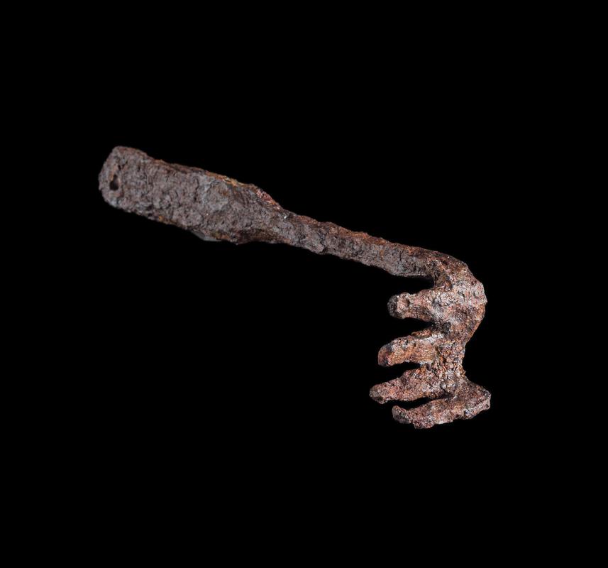 Roman iron slide key