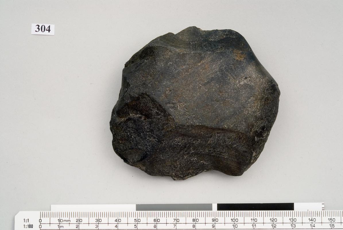 stone handaxe