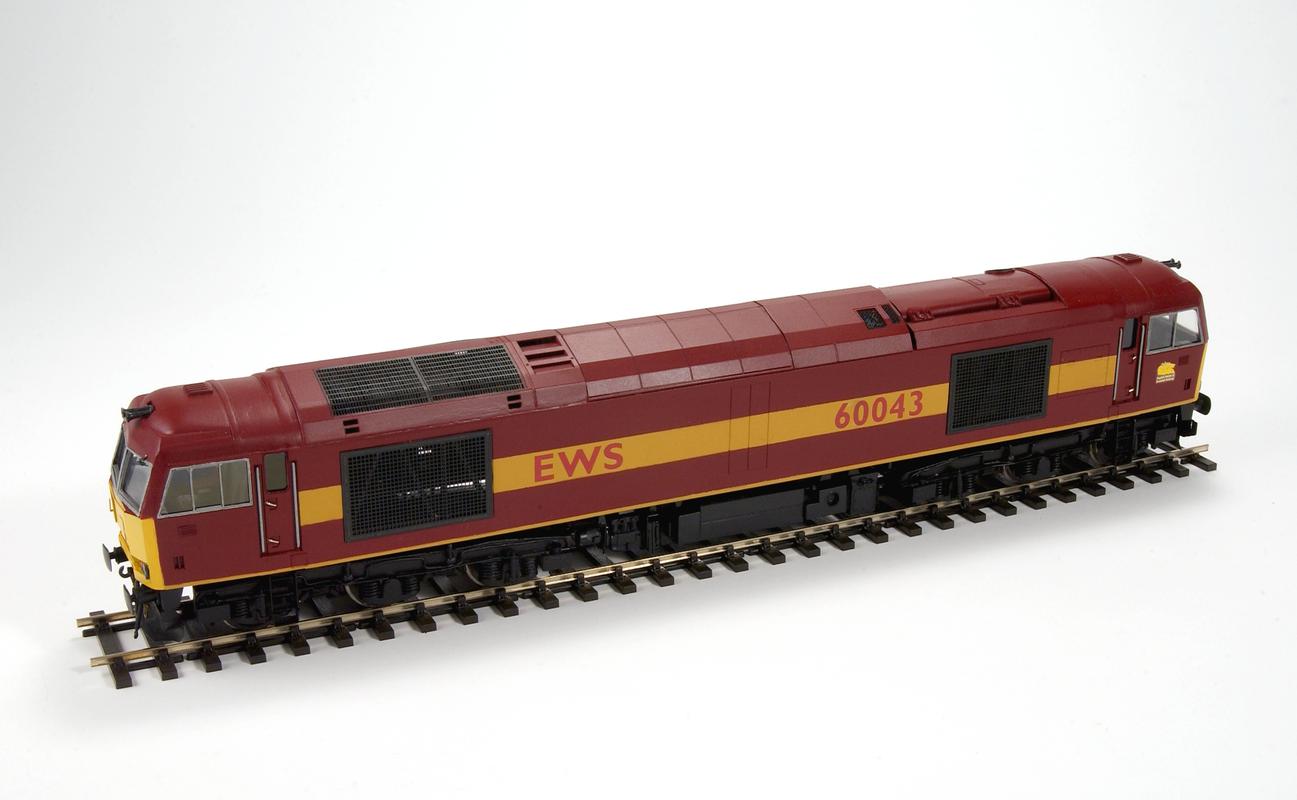 Model diesel locomotive Type 60 in EWS colours