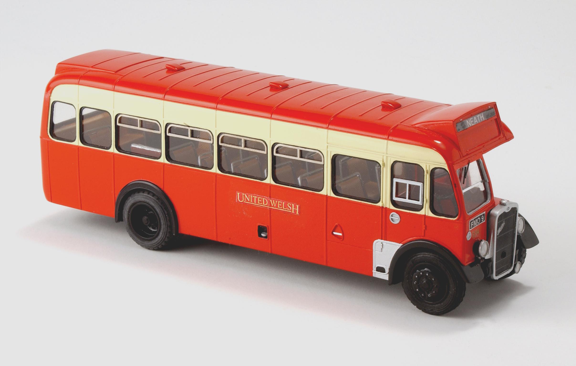United Welsh 1949 single deck bus, model
