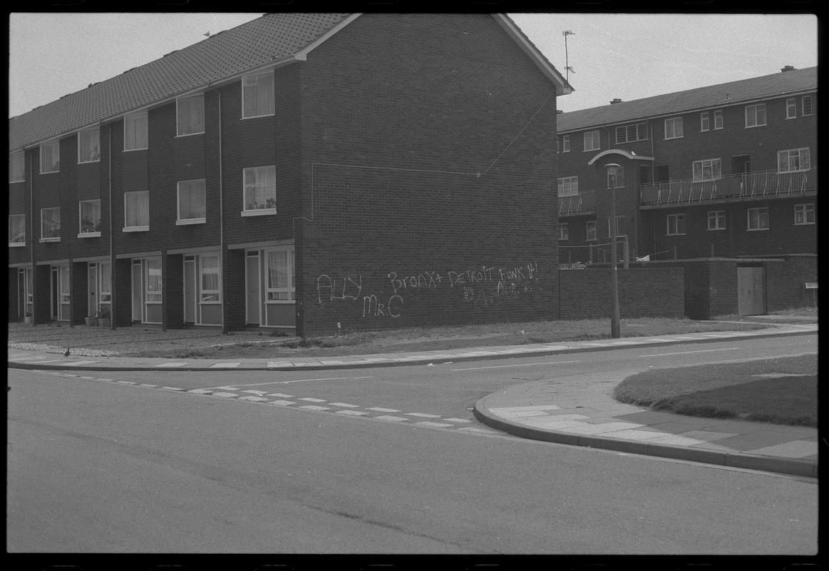 Houses in Loudoun Square area, Butetown.