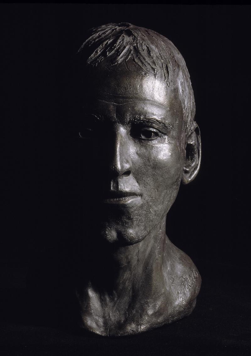 bronze reconstructed head