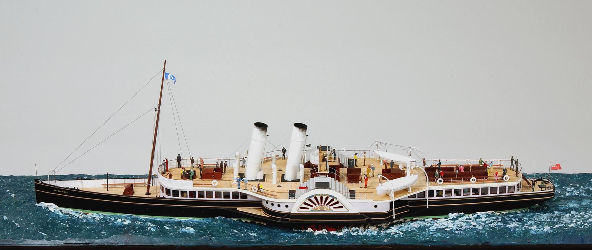 P.S. RAVENSWOOD, full hull ship model