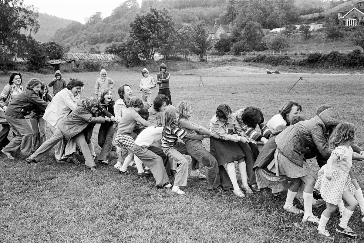 GB. WALES. Tintern. Queens Silver Jubilee Sports day. 1977.