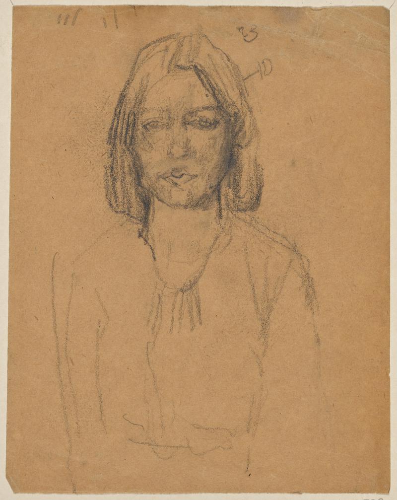 Study of a Seated Young Girl