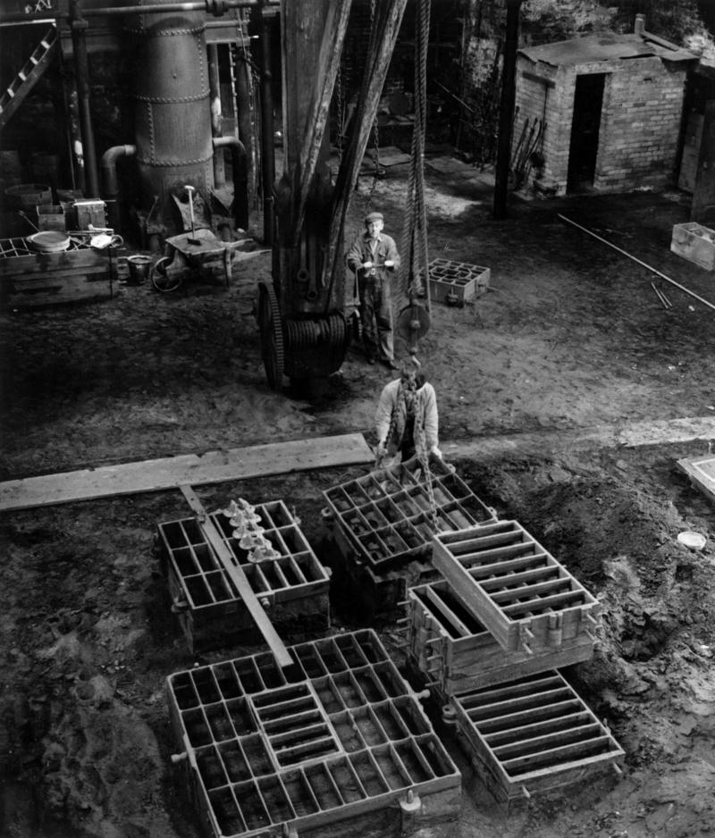 Dinorwig quarry, pattern making moulding, photograph