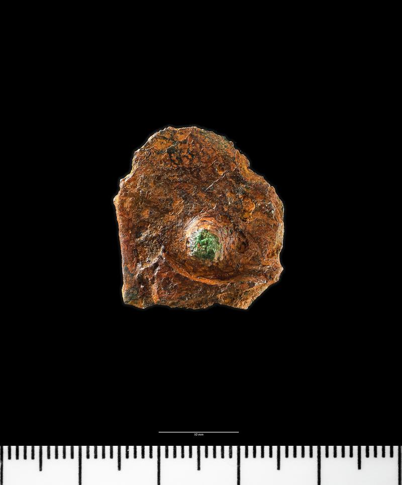 Roman copper alloy lorica segmentata rosette