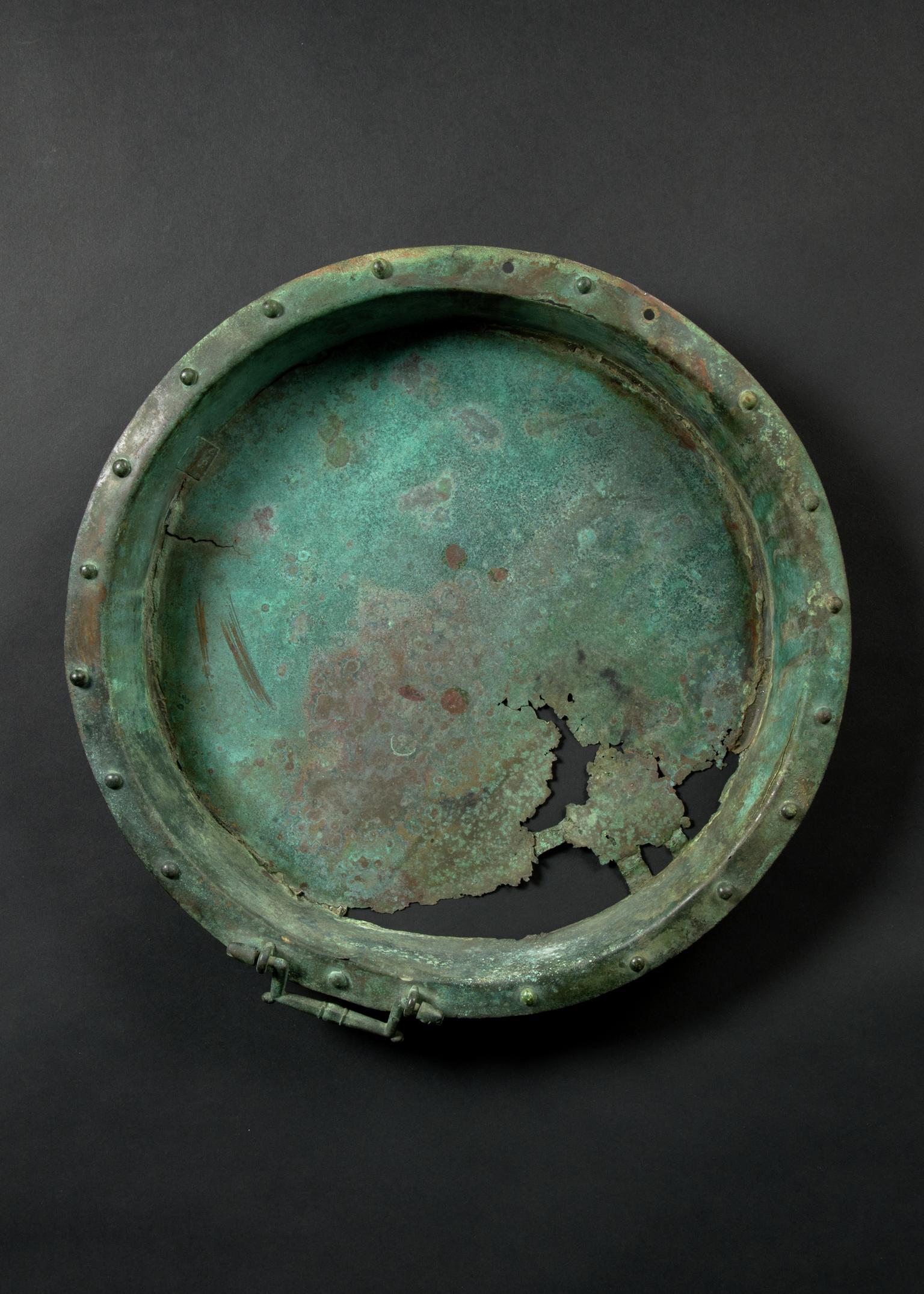 Medieval copper alloy basin