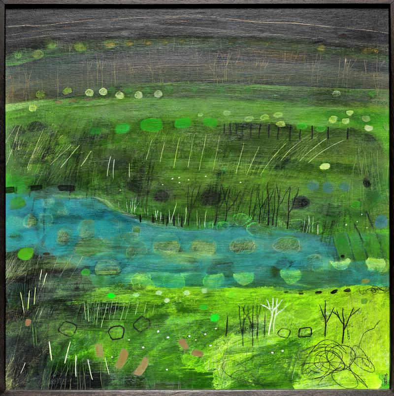 Looking Across the Usk II