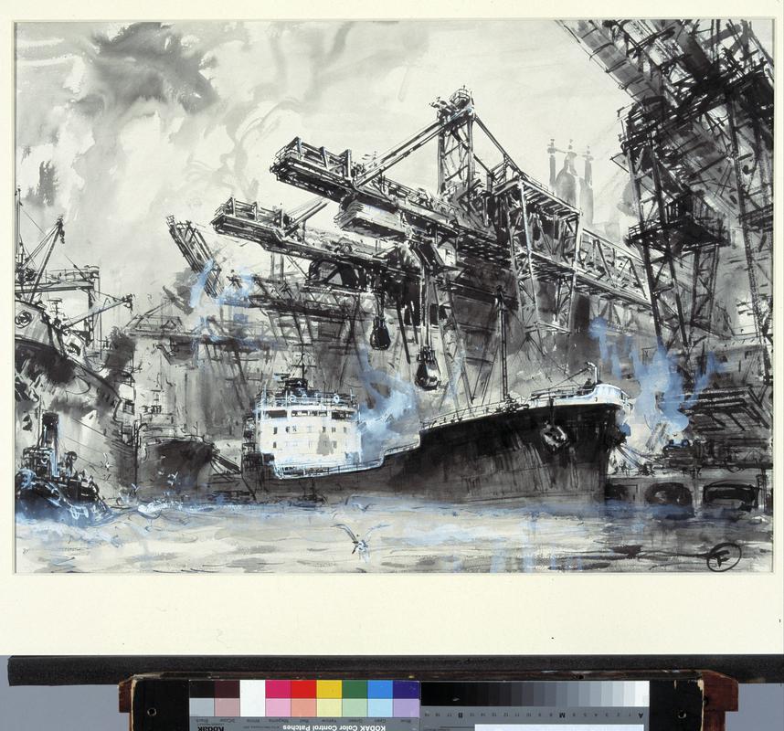 The Wharf, Margam Works (painting)