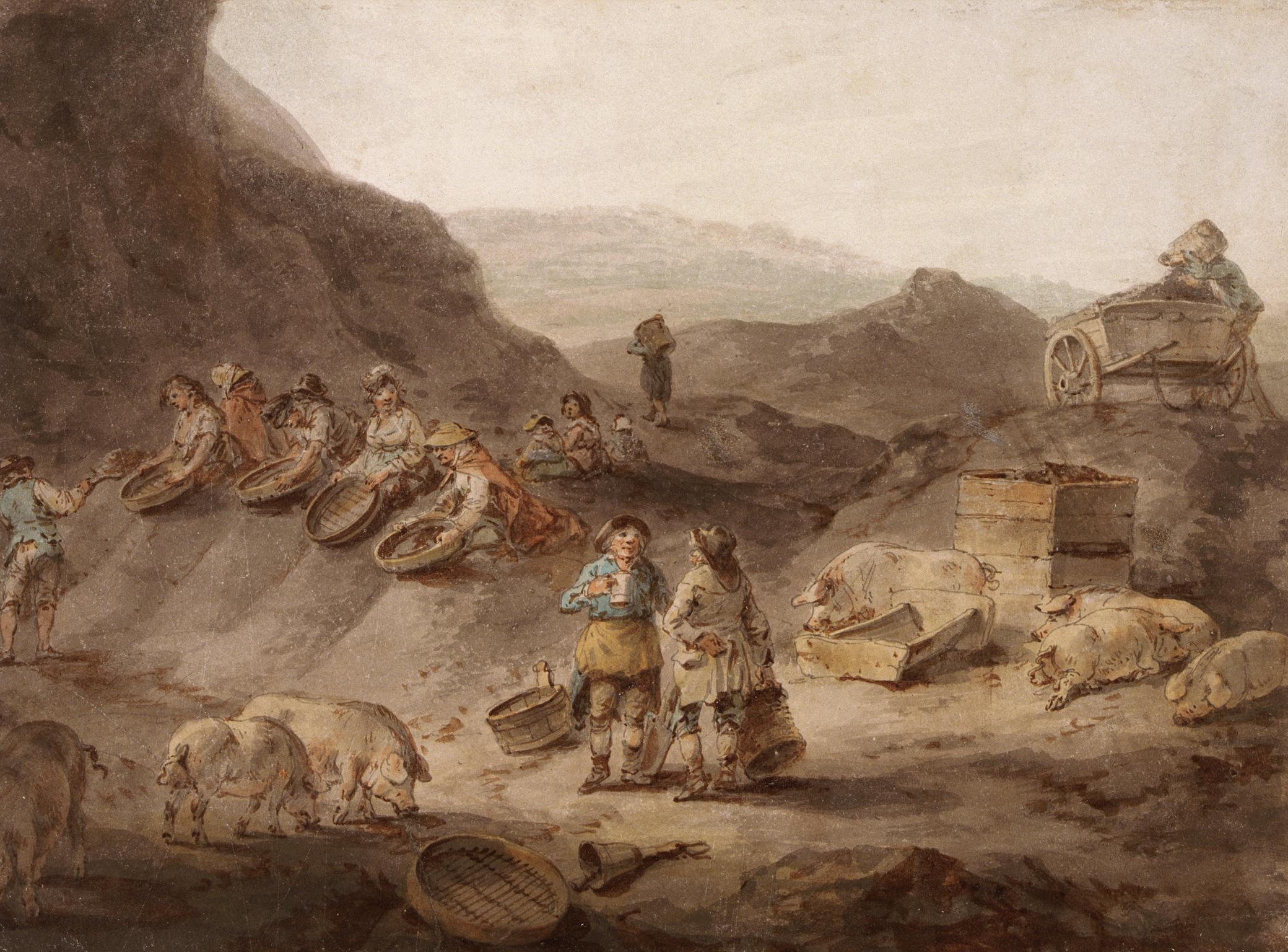 Landscape with Peasants Working