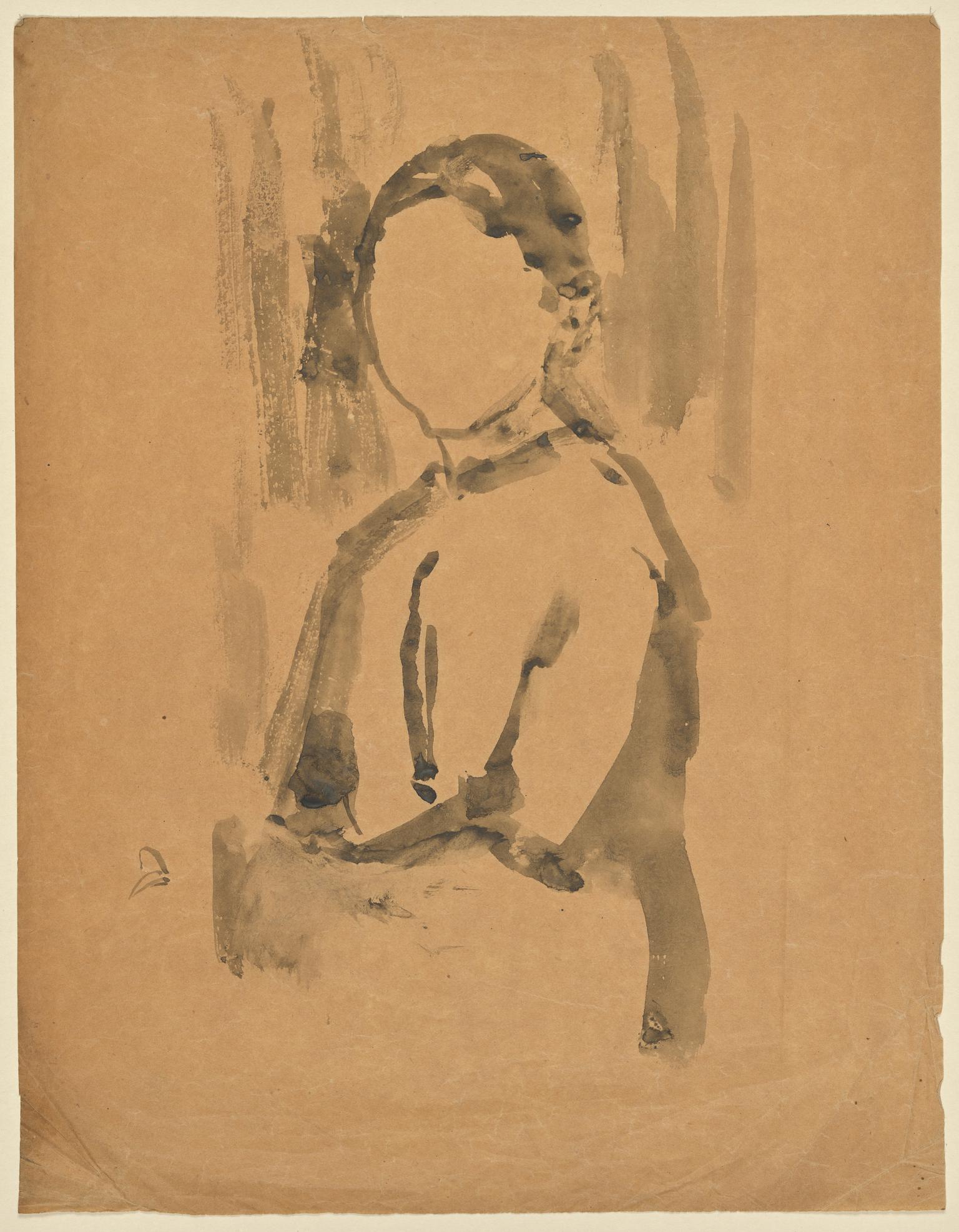 Study of a woman seated