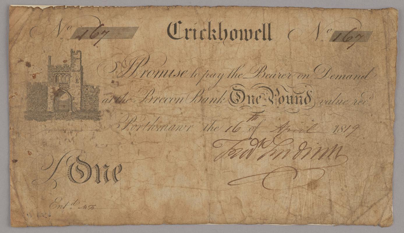 Brecon Bank, bank note