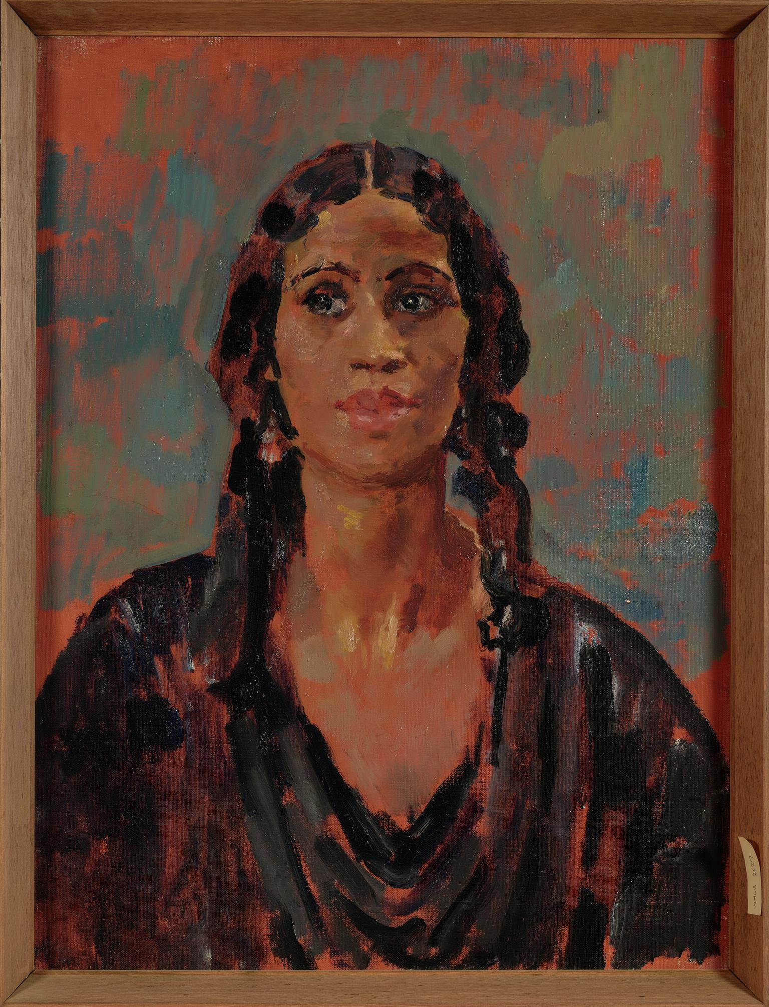 Portrait of a West Indian woman